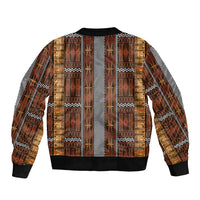 Malo e Lelei Tonga Bomber Jacket Tongan Ngatu Tapa Cloth - Polynesian Pride