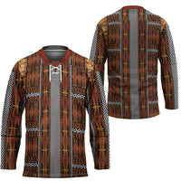 Malo e Lelei Tonga Hockey Jersey Tongan Ngatu Tapa Cloth - Polynesian Pride