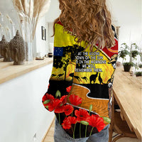 New Zealand And Australia ANZAC Day Women Casual Shirt Aboriginal Maori Starring Night Style LT14 - Polynesian Pride