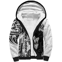 New Zealand Women's Day Sherpa Hoodie Aotearoa Kia Whakapumau Te Mana Wahine LT14 Unisex White - Polynesian Pride