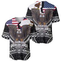 Talofa American Samoa Flag Day Baseball Jersey Bald Eagle Polynesian Tattoo