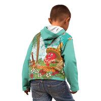 Hawaii Cinco de Mayo Kid Hoodie Chili Pepper Hula Girl Tropical Vibes