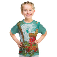 Hawaii Cinco de Mayo Kid T Shirt Chili Pepper Hula Girl Tropical Vibes