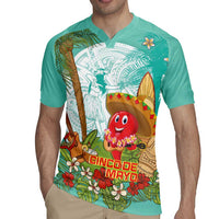 Hawaii Cinco de Mayo Rugby Jersey Chili Pepper Hula Girl Tropical Vibes