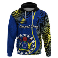 Polynesian Pride Cook Islands Hoodie Mangaia Gospel Day Blue Version LT14 - Polynesian Pride