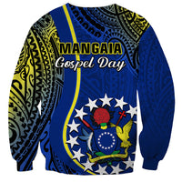 Polynesian Pride Cook Islands Sweatshirt Mangaia Gospel Day Blue Version LT14 - Polynesian Pride