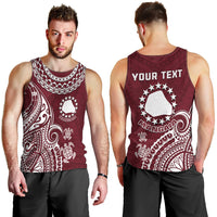 Personalised Mangaia Cook Islands Men Tank Top Polynesian Sea Turtle LT14 - Polynesian Pride
