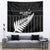 Custom New Zealand Silver Fern Cricket Tapestry Aotearoa Maori Go Black Cap