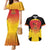 Custom Papua New Guinea Cricket Couples Matching Mermaid Dress and Hawaiian Shirt 2024 Go PNG