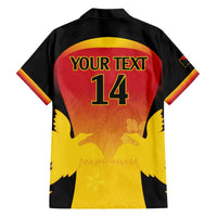 Custom Papua New Guinea Cricket Hawaiian Shirt 2024 Go PNG