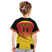 Custom Papua New Guinea Cricket Kid T Shirt 2024 Go PNG LT14 - Polynesian Pride