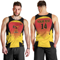 Custom Papua New Guinea Cricket Men Tank Top 2024 Go PNG