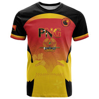 Custom Papua New Guinea Cricket T Shirt 2024 Go PNG LT14 Black - Polynesian Pride