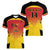 Custom Papua New Guinea Cricket Women V-Neck T-Shirt 2024 Go PNG