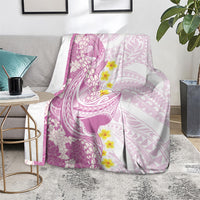 Purple Hawaii Shark Tattoo Blanket Puakenikeni Lei Plumeria Polynesian Pattern LT14 - Polynesian Pride