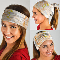 Orange Hawaii Shark Tattoo Neck Gaiter Puakenikeni Lei Plumeria Polynesian Pattern LT14 - Polynesian Pride