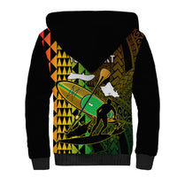 Personalised Paddle Board Hawaii Sherpa Hoodie Molokai 2 Oahu World Championships Kakau Pattern LT14 - Polynesian Pride