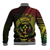 Reggae Kosrae Liberation Day Baseball Jacket September 8 Polynesian Tattoo - Polynesian Pride