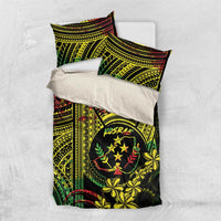 Reggae Kosrae Liberation Day Bedding Set September 8 Polynesian Tattoo - Polynesian Pride