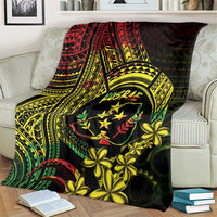 Reggae Kosrae Liberation Day Blanket September 8 Polynesian Tattoo - Polynesian Pride