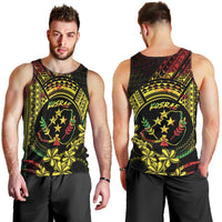 Reggae Kosrae Liberation Day Men Tank Top September 8 Polynesian Tattoo - Polynesian Pride