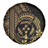 Gold Kosrae Liberation Day Spare Tire Cover September 8 Polynesian Tattoo - Polynesian Pride
