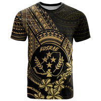Gold Kosrae Liberation Day T Shirt September 8 Polynesian Tattoo - Polynesian Pride