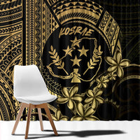 Gold Kosrae Liberation Day Window Curtain September 8 Polynesian Tattoo - Polynesian Pride