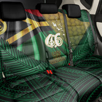 Long Live Vanuatu Independence Day Back Car Seat Cover 46th Anniversary Woven Pattern LT14 - Polynesian Pride