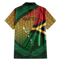 Personalised Long Live Vanuatu Independence Day Family Matching Long Sleeve Bodycon Dress and Hawaiian Shirt 46th Anniversary Woven Pattern LT14 - Polynesian Pride