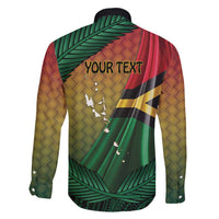 Personalised Long Live Vanuatu Independence Day Family Matching Puletasi and Hawaiian Shirt 46th Anniversary Woven Pattern LT14 - Polynesian Pride