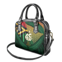 Long Live Vanuatu Independence Day Shoulder Handbag 46th Anniversary Woven Pattern LT14 - Polynesian Pride