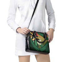 Long Live Vanuatu Independence Day Shoulder Handbag 46th Anniversary Woven Pattern LT14 - Polynesian Pride