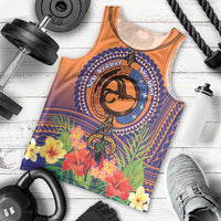 PNG New Ireland Province Men Tank Top Niu Ailan Necklace Polynesian Tattoo - Polynesian Pride