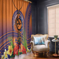 PNG New Ireland Province Window Curtain Niu Ailan Necklace Polynesian Tattoo - Polynesian Pride