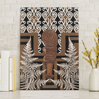 Wahaika New Zealand Canvas Wall Art Maori Weapon Kowhaiwhai Fern Poutama Motifs