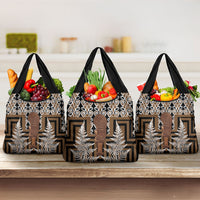 Wahaika New Zealand Grocery Bag Maori Weapon Kowhaiwhai Fern Poutama Motifs