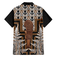 Wahaika New Zealand Hawaiian Shirt Maori Weapon Kowhaiwhai Fern Poutama Motifs