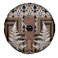 Wahaika New Zealand Spare Tire Cover Maori Weapon Kowhaiwhai Fern Poutama Motifs