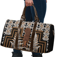Wahaika New Zealand Travel Bag Maori Weapon Kowhaiwhai Fern Poutama Motifs