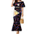 Custom Philippines Football Mermaid Dress 2023 World Cup Go Filipinas Feather Black Version LT14 Women Black - Polynesian Pride