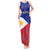 Philippines Football Tank Maxi Dress 2023 World Cup Go Filipinas Feather Flag Version LT14 Women Blue - Polynesian Pride