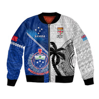 fiji-and-samoa-rugby-bomber-jacket-2023-world-cup-samoan-mix-tapa-pattern