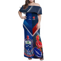 samoa-and-france-rugby-family-matching-off-shoulder-maxi-dress-and-hawaiian-shirt-2023-world-cup-manu-samoa-with-les-bleus
