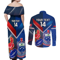 custom-samoa-and-france-rugby-couples-matching-off-shoulder-maxi-dress-and-long-sleeve-button-shirts-2023-world-cup-manu-samoa-with-les-bleus