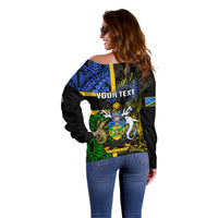 personalised-south-sea-islanders-off-shoulder-sweater-kanakas-with-solomon-islands-coat-of-arms