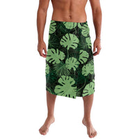 Green Hawaii Kukui Nut Lei Lavalava Hawaiian Pattern Monstera Tropical Vibes - Polynesian Pride