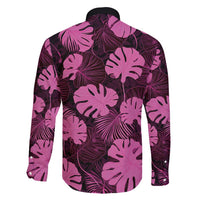 Pink Hawaii Kukui Nut Lei Family Matching Mermaid Dress and Hawaiian Shirt Hawaiian Pattern Monstera Tropical Vibes - Polynesian Pride