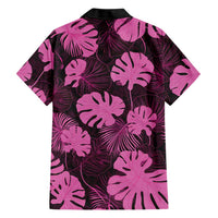 Pink Hawaii Kukui Nut Lei Hawaiian Shirt Hawaiian Pattern Monstera Tropical Vibes - Polynesian Pride