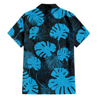 Blue Hawaii Kukui Nut Lei Family Matching Long Sleeve Bodycon Dress and Hawaiian Shirt Hawaiian Pattern Monstera Tropical Vibes - Polynesian Pride
